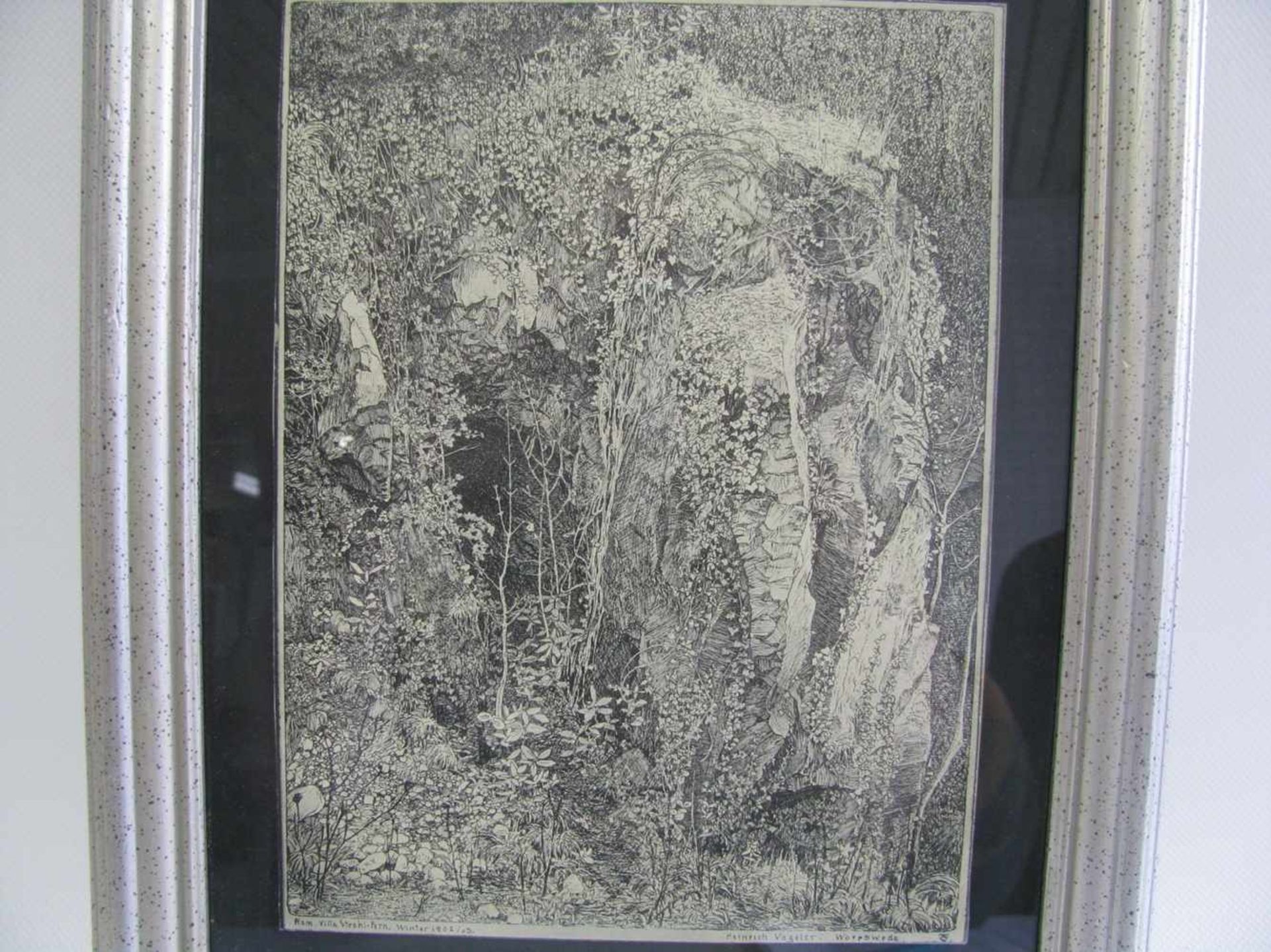 Nach Vogeler, Heinrich, 1872 - 1942, Bremen - Karaganda, "Katakomben", Druck, 25,5 x 18,5 cm, R. - Image 3 of 3