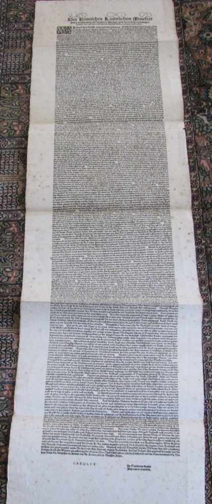 zurÃ¼ckgezogen / withdrawn---Antikes Edikt, "Wider Martin Luthers Bücher und Lehre seiner Anhänger", - Bild 2 aus 3
