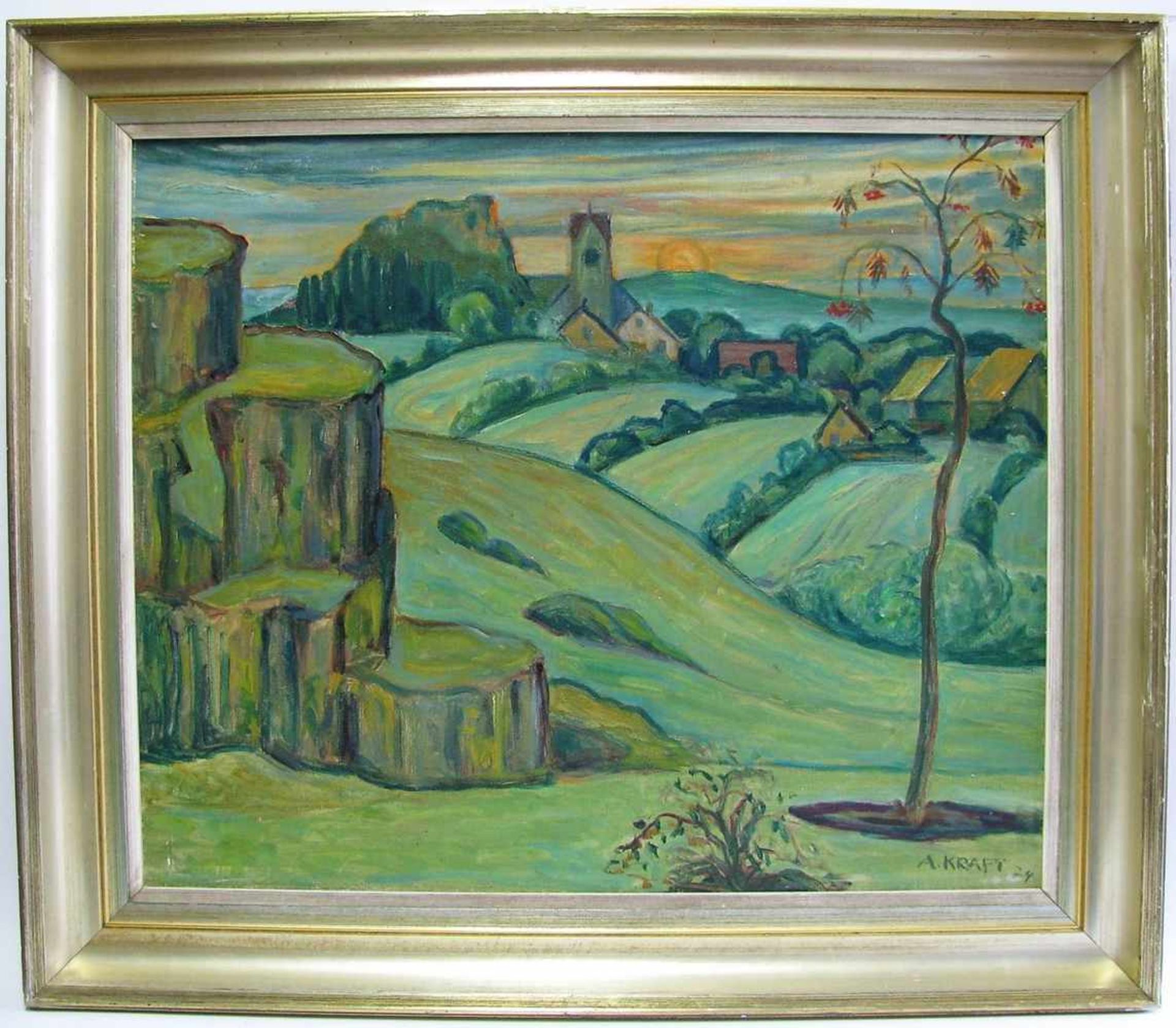 Kraft, Adam, 1898 - 1976, Wildstein - Augsburg, Sudetendeutscher Maler, Verleger und Grafiker,