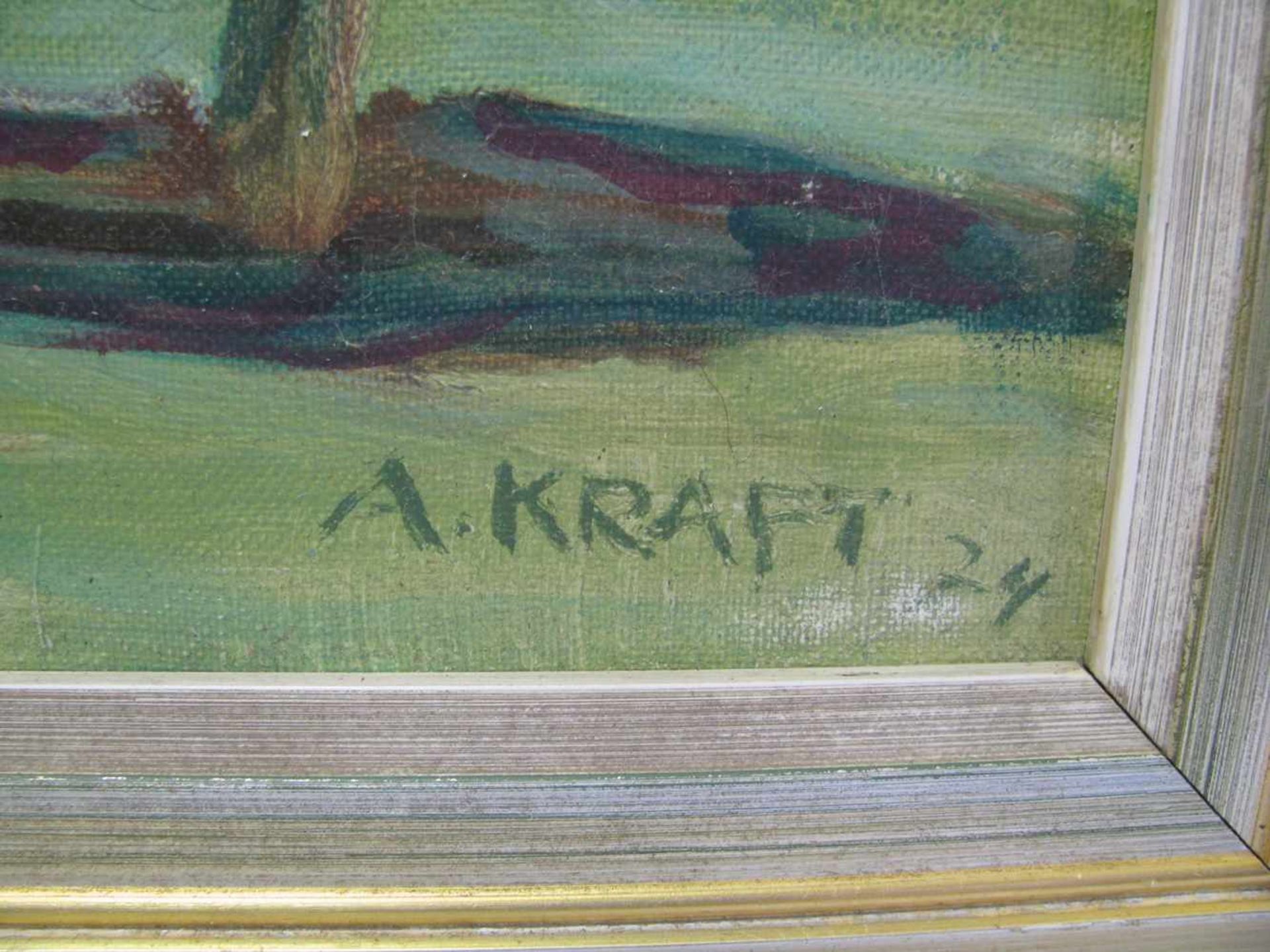 Kraft, Adam, 1898 - 1976, Wildstein - Augsburg, Sudetendeutscher Maler, Verleger und Grafiker, - Image 2 of 2