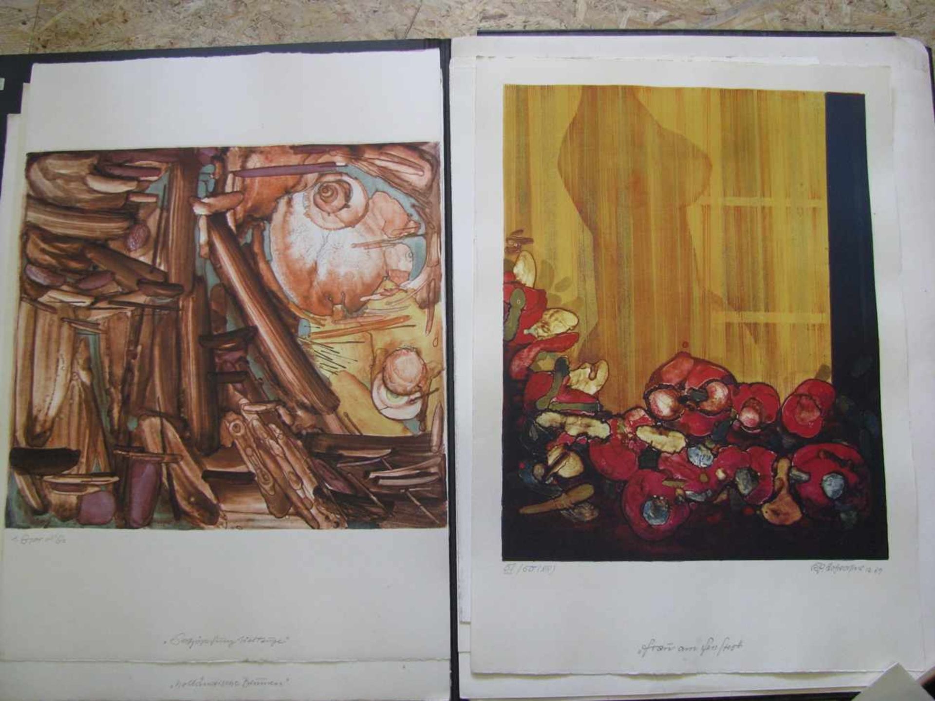 Lohwasser, Kurt Paul, 1922 - 1999, Karlsbad, Maler und Grafiker, Konvolut diverser Grafiken. - Image 2 of 5