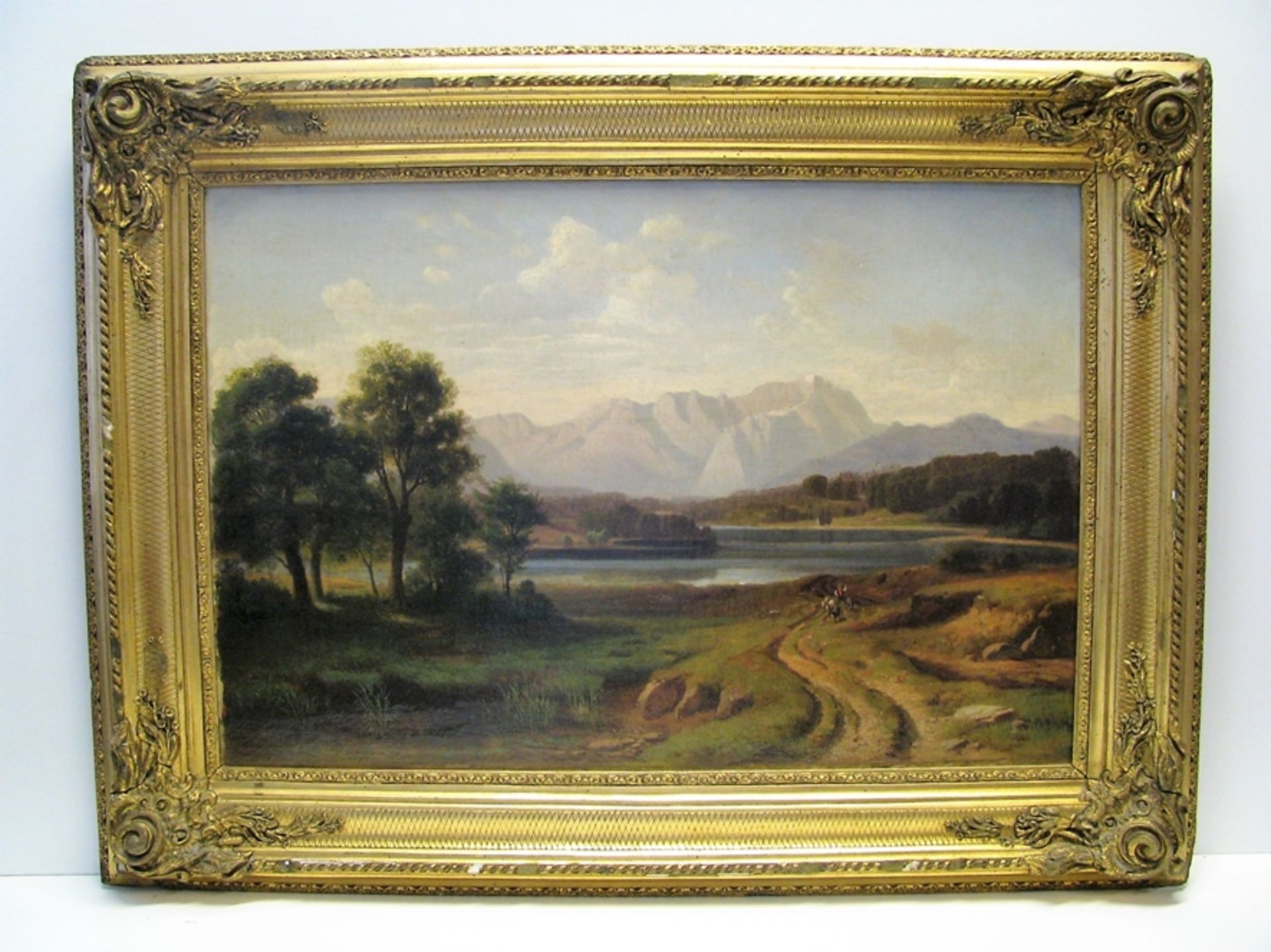 Bode, Wilhelm, 1830 - 1893, Hamburg - Düsseldorf, Deutscher Landschaftsmaler, "Weite Landschaft