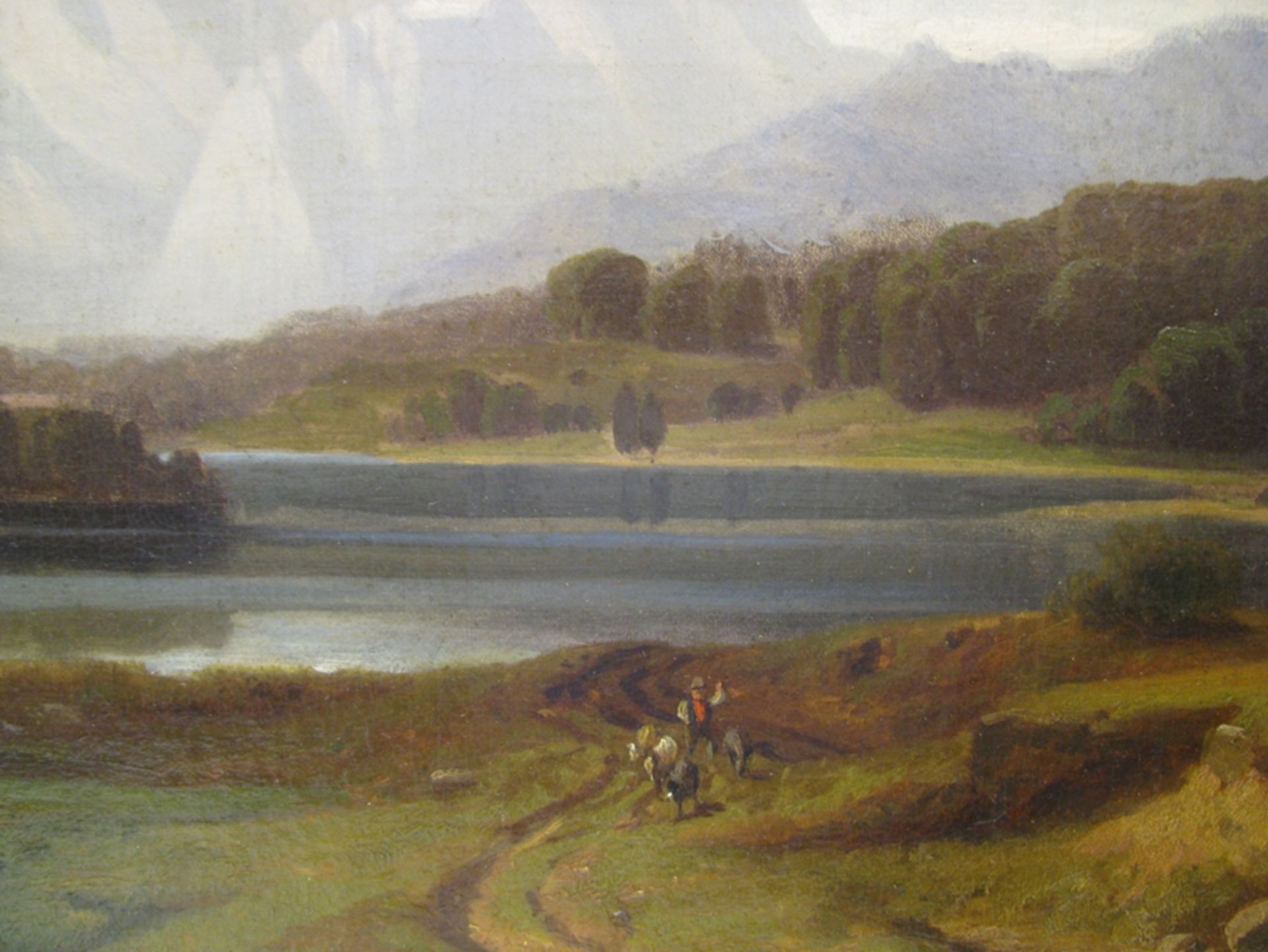 Bode, Wilhelm, 1830 - 1893, Hamburg - Düsseldorf, Deutscher Landschaftsmaler, "Weite Landschaft - Image 3 of 3