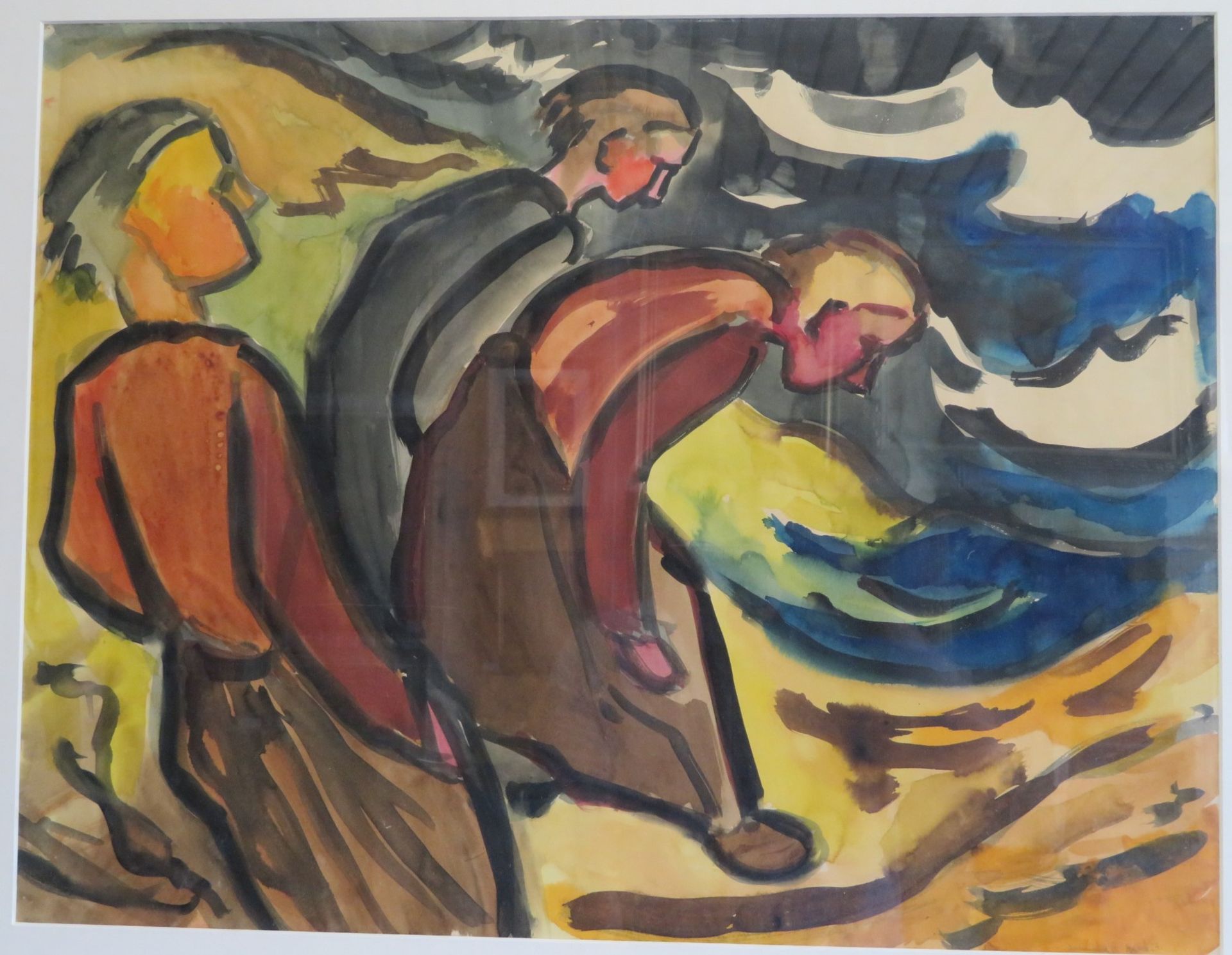 Kuhn, Heinrich Fritz, 1906 - 1991, Berlin - Hamburg, Malerfreund von E. Nolde, K. Schmidt-Rottluff