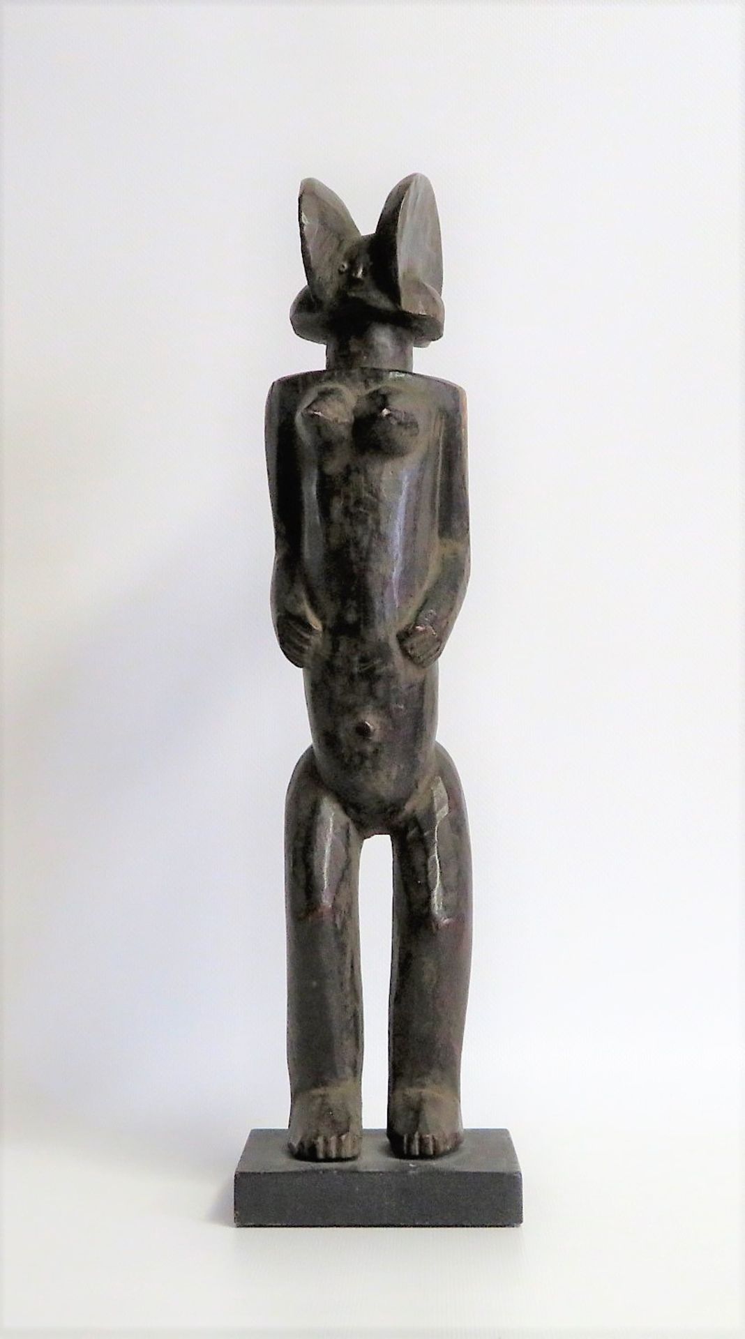 Weibliche Fruchtbarkeitsfigur, Ostafrika, Tansania, Zamaro/Kwere, alt, Holz geschnitzt, authentisch,