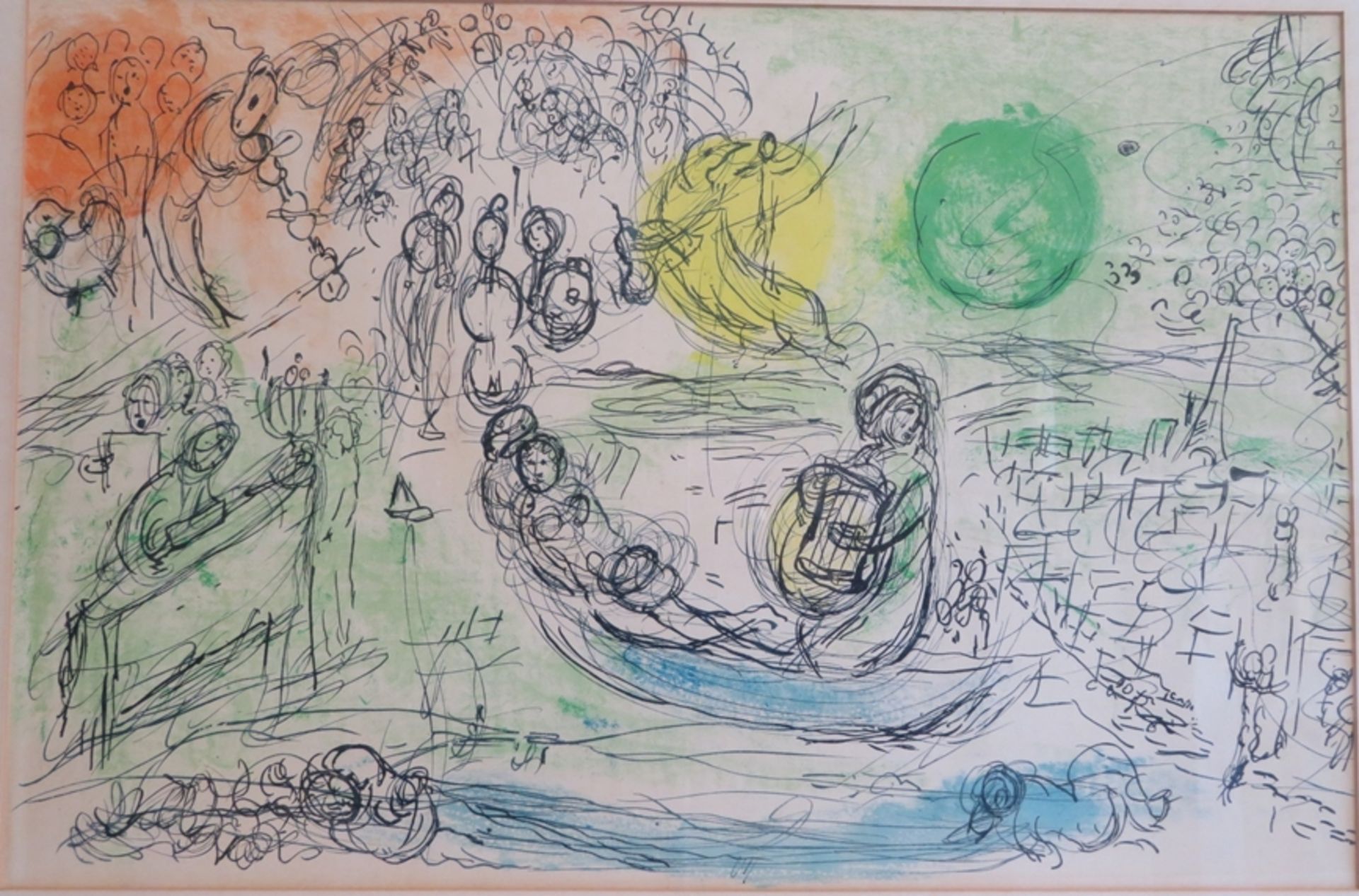 Chagall, Marc, 1887 - 1985, Peskowatik - Saint-Paul-de-Vence, französischer-russischer Maler, "Das
