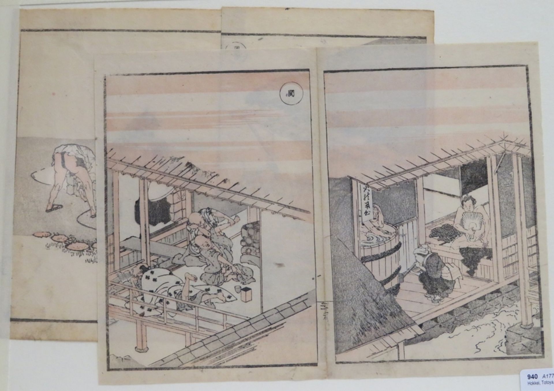 Hokkei, Totoya, 1780 - 1850, - Image 2 of 2
