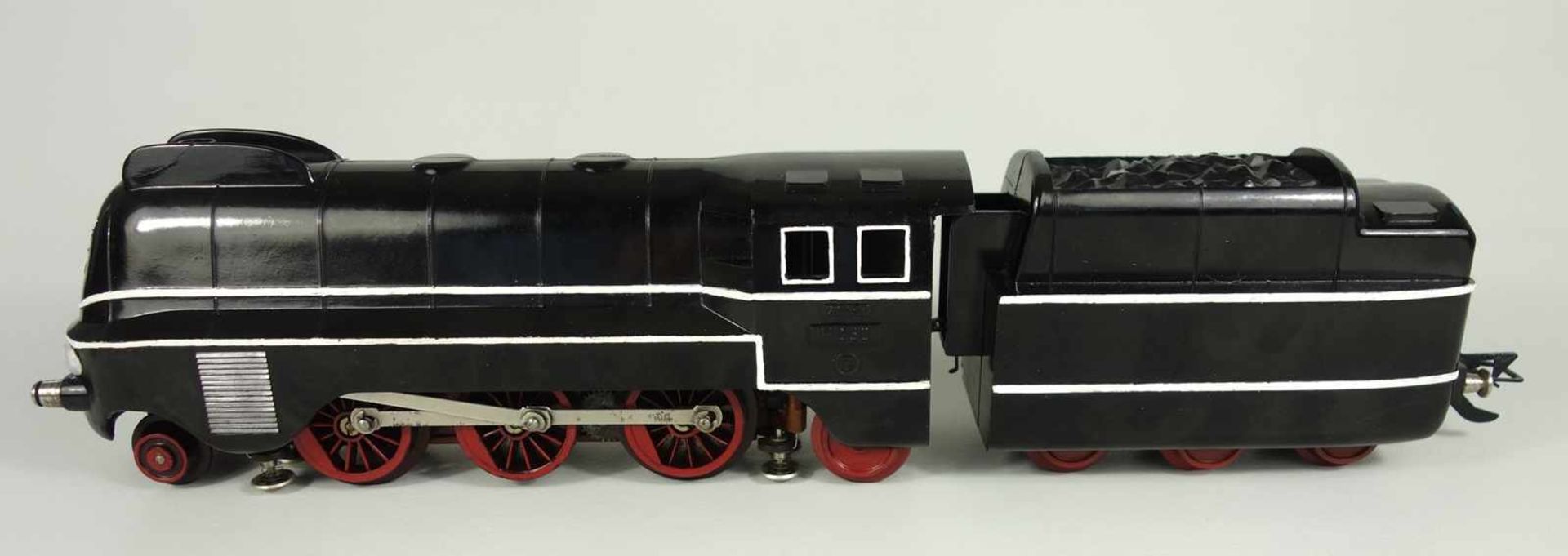 Konvolut "Zeuke" Modelleisenbahnen und Zubehör, Spur 0, 1950er Jahre, davon 2 Lokomotiven (1* - Image 5 of 7