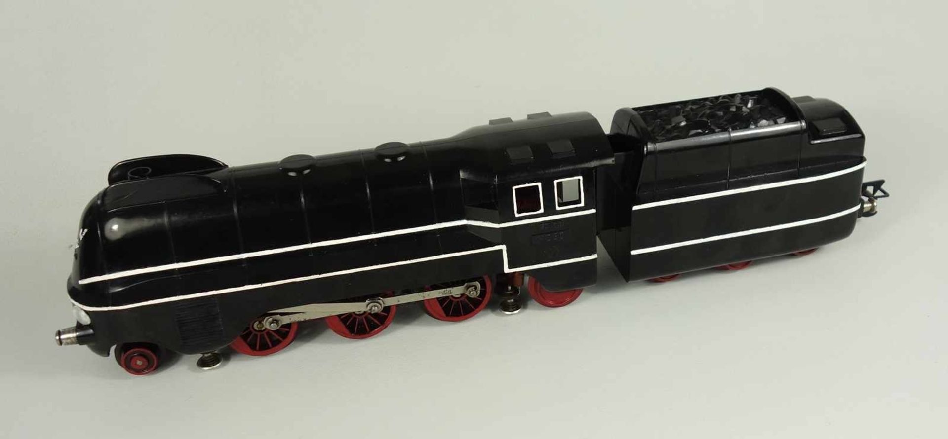 Konvolut "Zeuke" Modelleisenbahnen und Zubehör, Spur 0, 1950er Jahre, davon 2 Lokomotiven (1* - Image 6 of 7