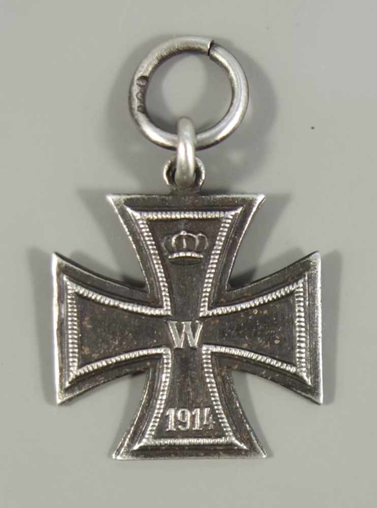Miniatur Eisernes Kreuz, I.WK, 800er Silber / geschwärzt, Gew.1,69g, 1,6*1,6cm