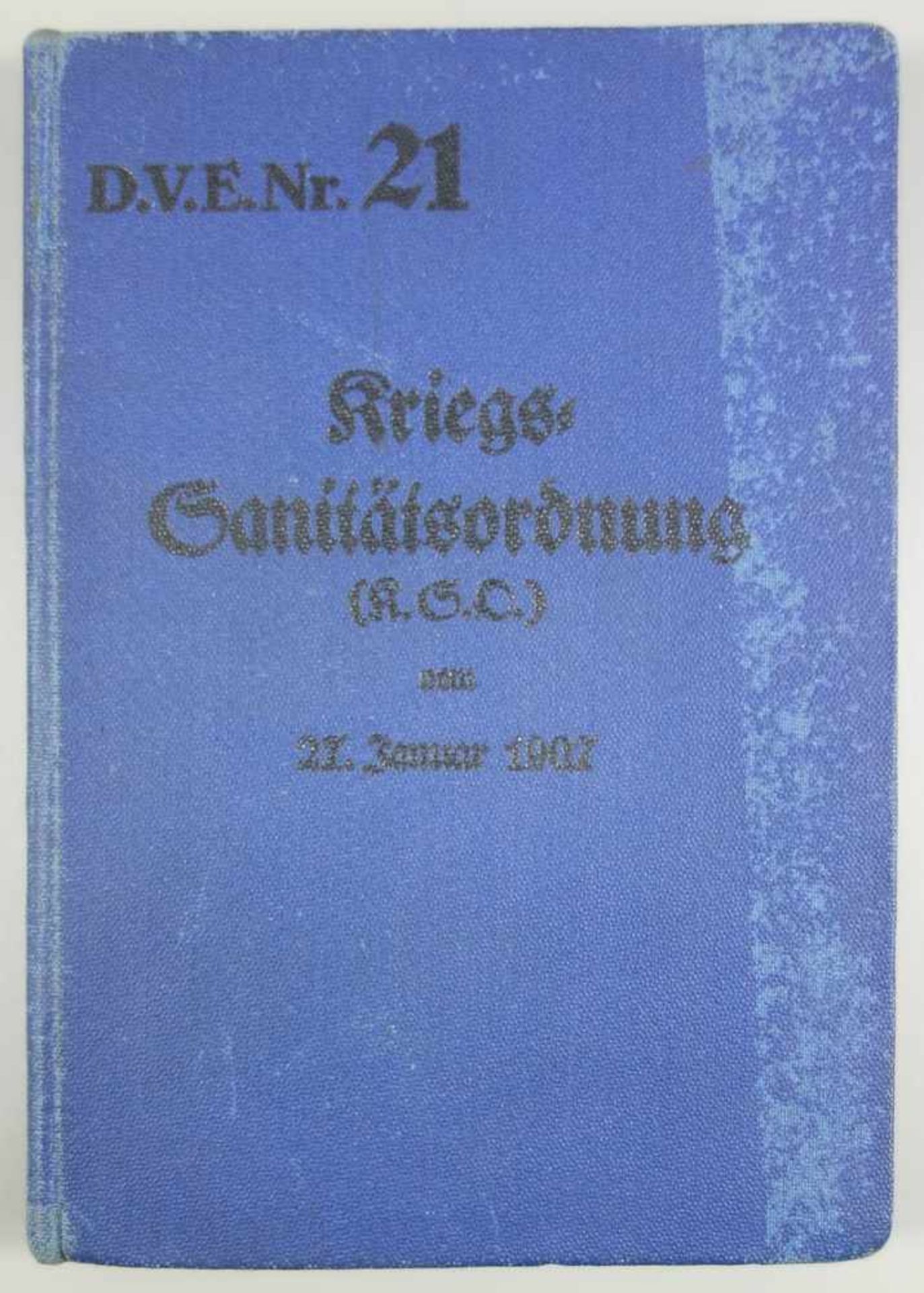 Kriegs-Sanitätsordnung vom 27.Januar 1907, Ernst Siegfried Mittler und Sohn, Berlin 1907, 162 S.,