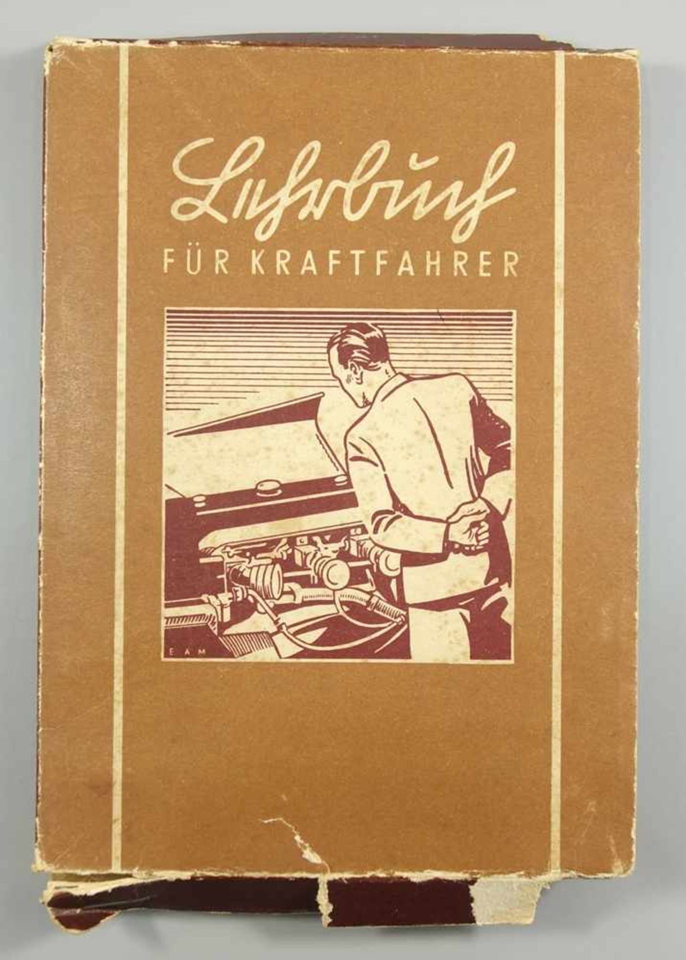 Lehrbuch für Kraftfahrer, 3 Hefte mit Schuber, 1941, Fahrschullehrmittel-Verlag Werner Degener, - Image 2 of 2