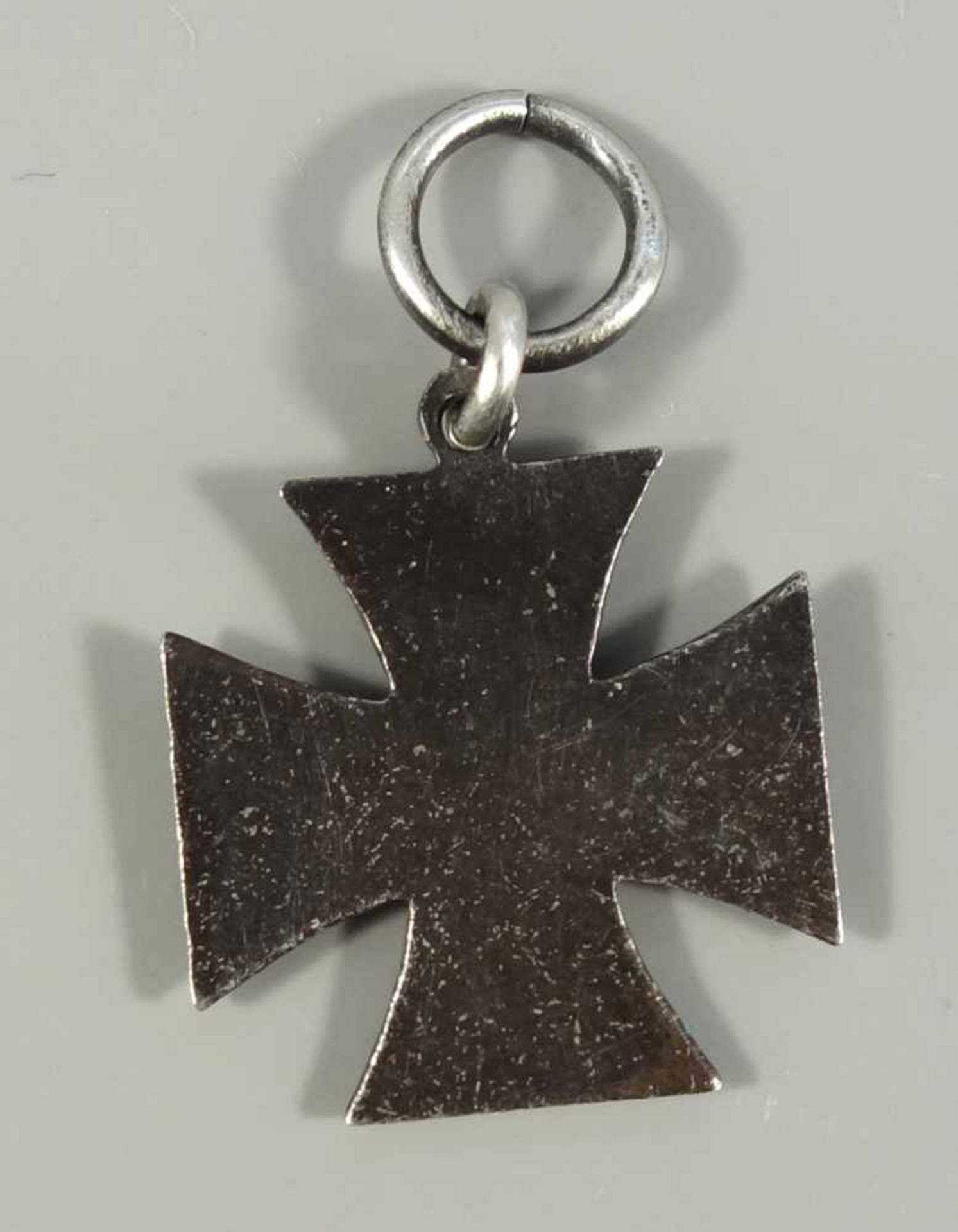 Miniatur Eisernes Kreuz, I.WK, 800er Silber / geschwärzt, Gew.1,69g, 1,6*1,6cm - Bild 2 aus 2