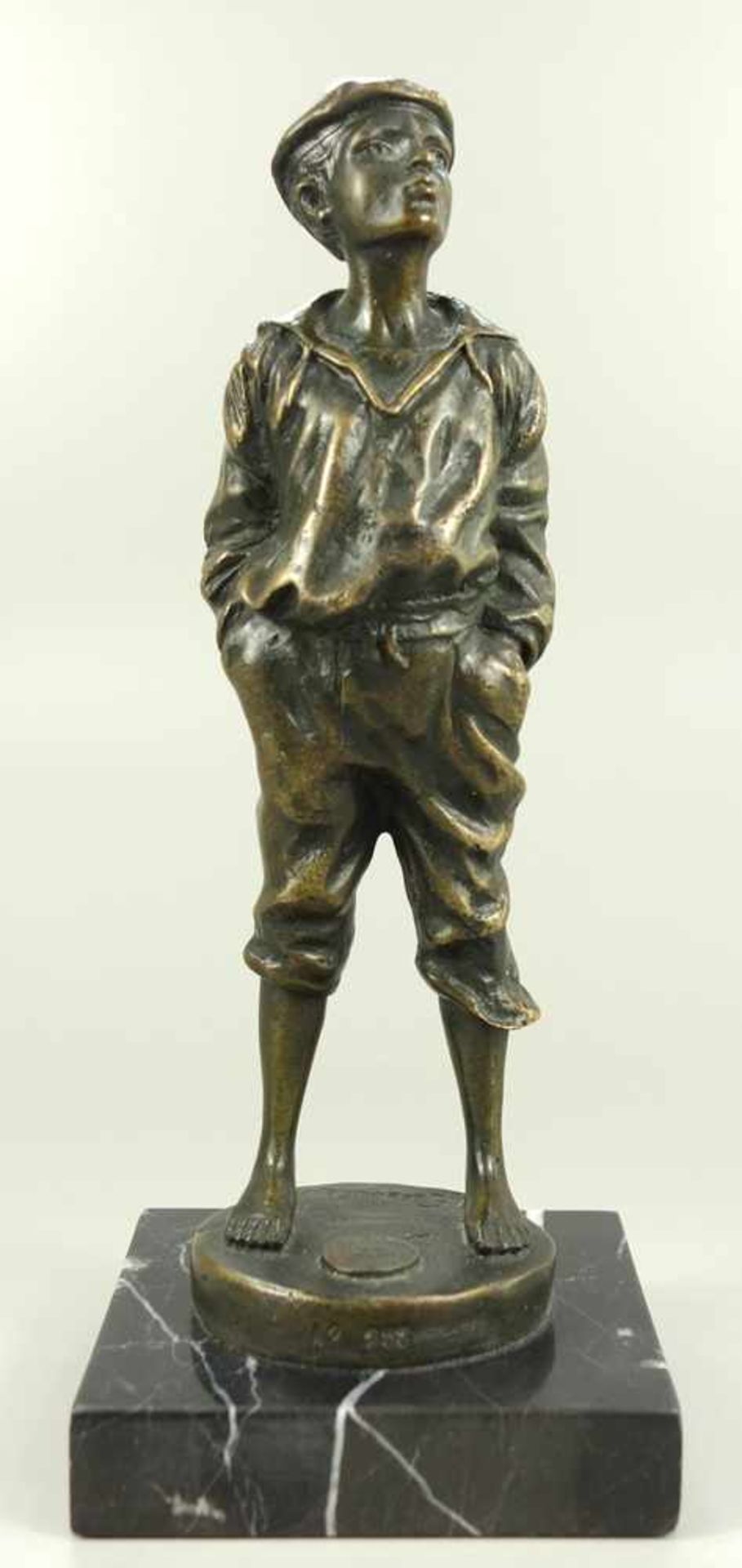 "Mousse Siffleur" nach Vaclav Szczeblewski, 2.Hälfte 20.Jh., Bronze, breitbeinig stehender,