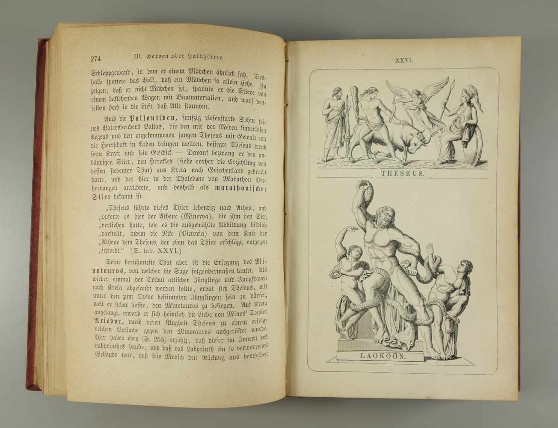 "Der Olymp", Leipzig, 18764, "...oder Mythologie der Griechen und Römer", Zum Selbstunterricht von - Image 4 of 4
