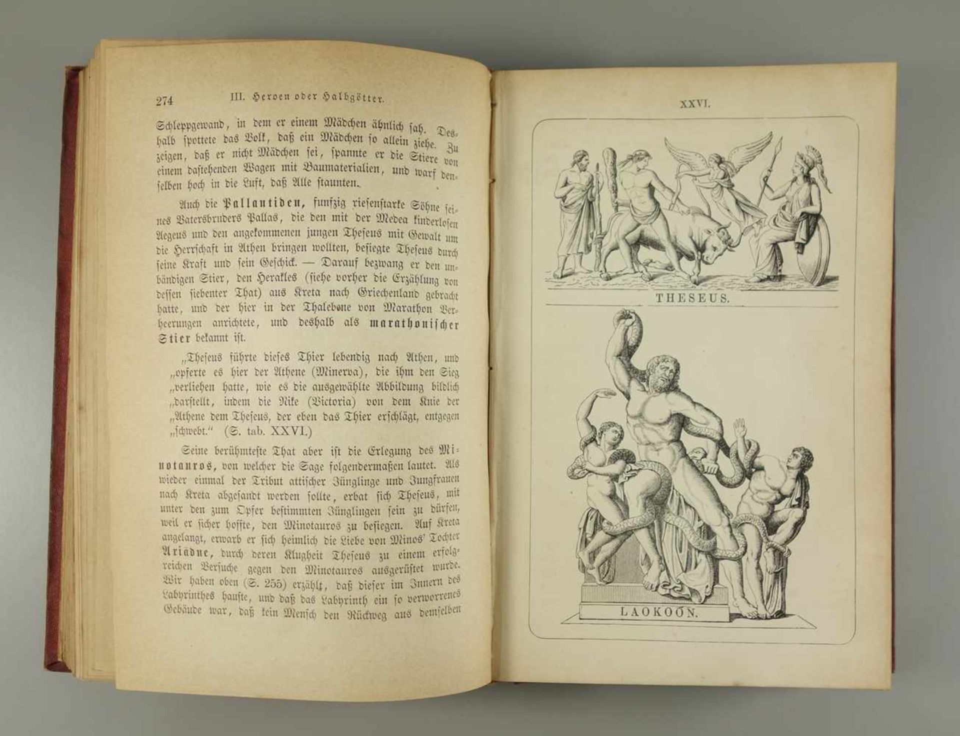 "Der Olymp", Leipzig, 18764, "...oder Mythologie der Griechen und Römer", Zum Selbstunterricht von - Bild 4 aus 4