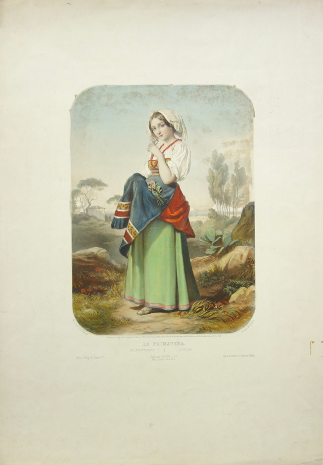 Marie-Alexandre Alophe (* 1812, Paris-1883, ebenda), "La Primavera (Der Frühling)", 1852,