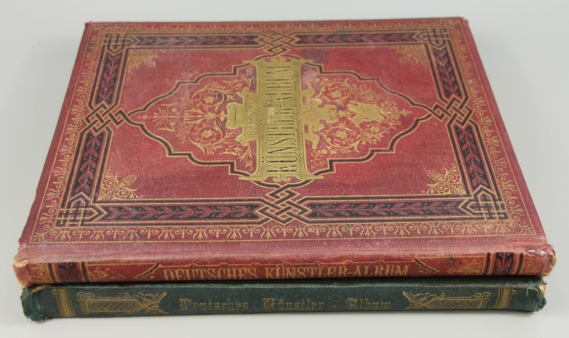 2* "Deutsches Künstler-Album", Düsseldorf 1874 und 1876, Druck & Verlag v.Breitenbach&Co,