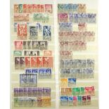 Briefmarken Besatzungzonen, Anfänge der DDR, viele Werte doppelt, gestempeltStamps occupation zones,