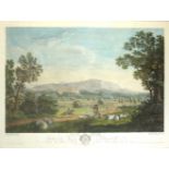 Georg Abraham Hackert (1755, Prenzlau-1805, Florenz) "Blick von Persano nach Paestum (Vue de Persano