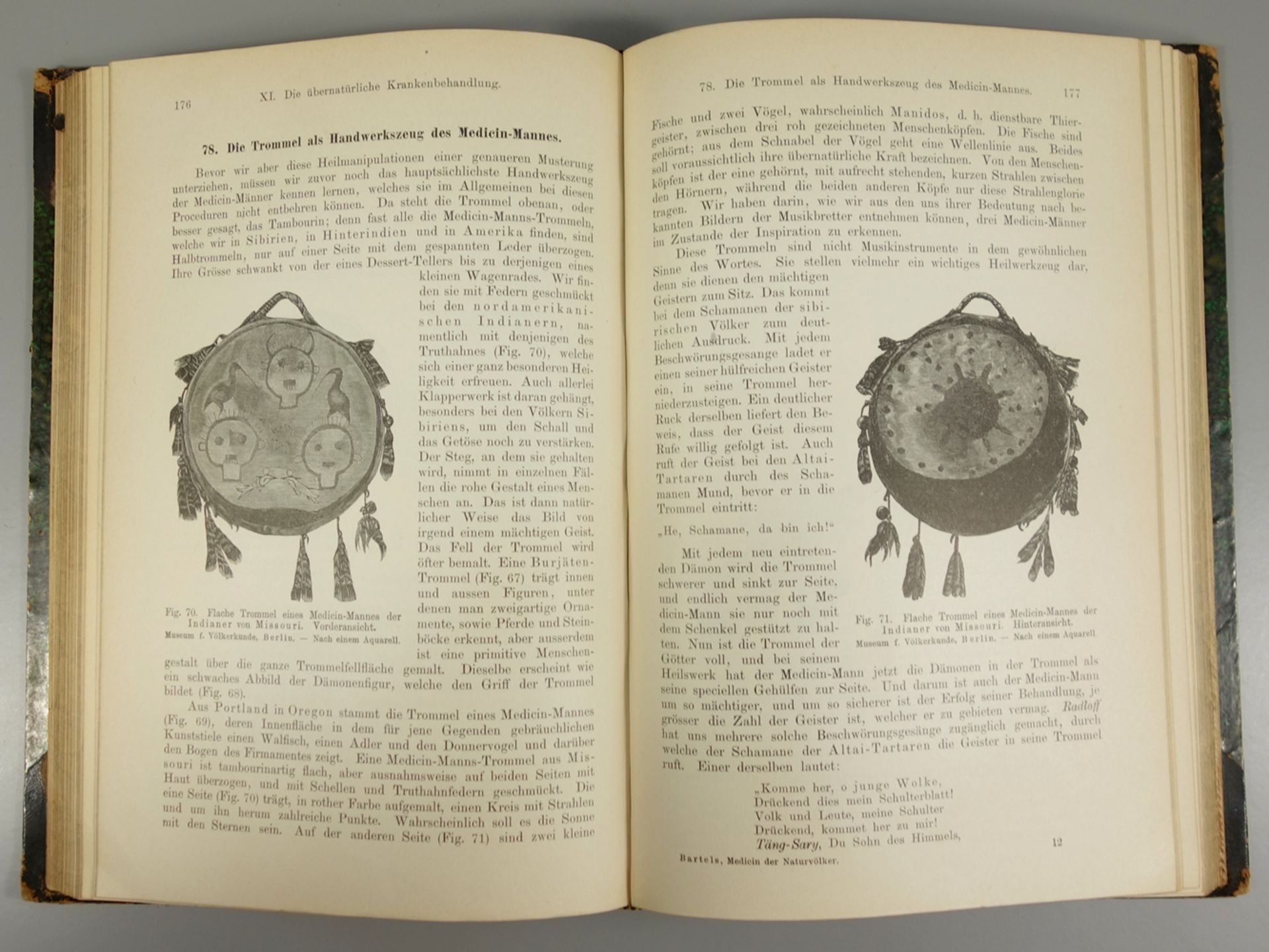 "Die Medicin der Naturvölker", Dr.Max Bartels, 1893, Ethnologische Beiträge zur Urgeschichte der - Bild 3 aus 4