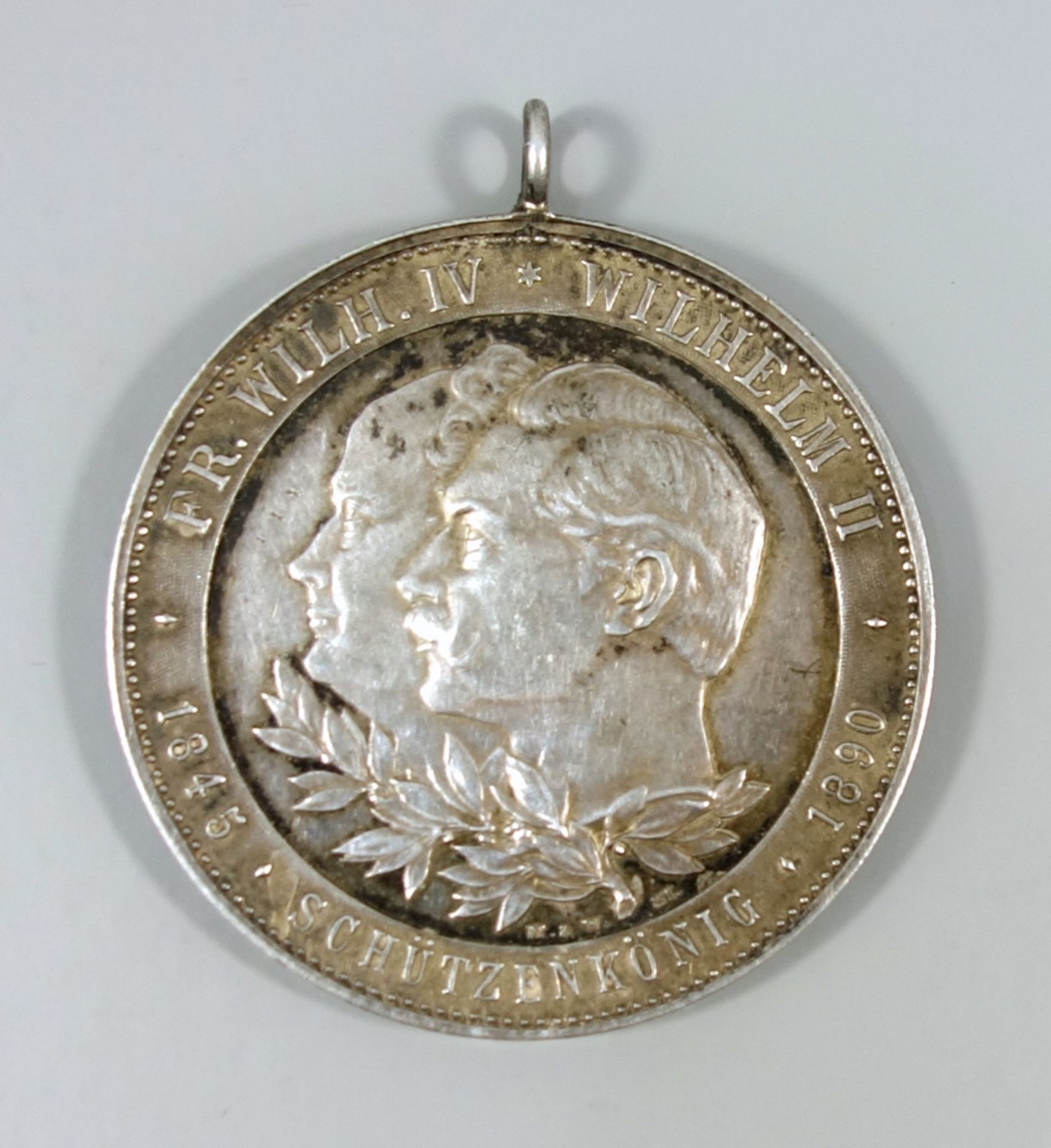 Silbermedaille "300 Jahre Schützenverein Halle 1603-1903", Medaille, gehenkelt,"300-jähr. Jubiläum - Bild 2 aus 2