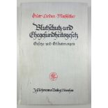 Blutschutz- und Ehegesundheitsgesetz, 1936, Gütt/Linden/Maßfeller, Anhang: "Reichsbürgergesetz mit