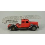 Märklin, Feuerwehrleiterwagen, Modell 5521/35, mit Originalverpackung, 1940er Jahre, drehbare 13cm