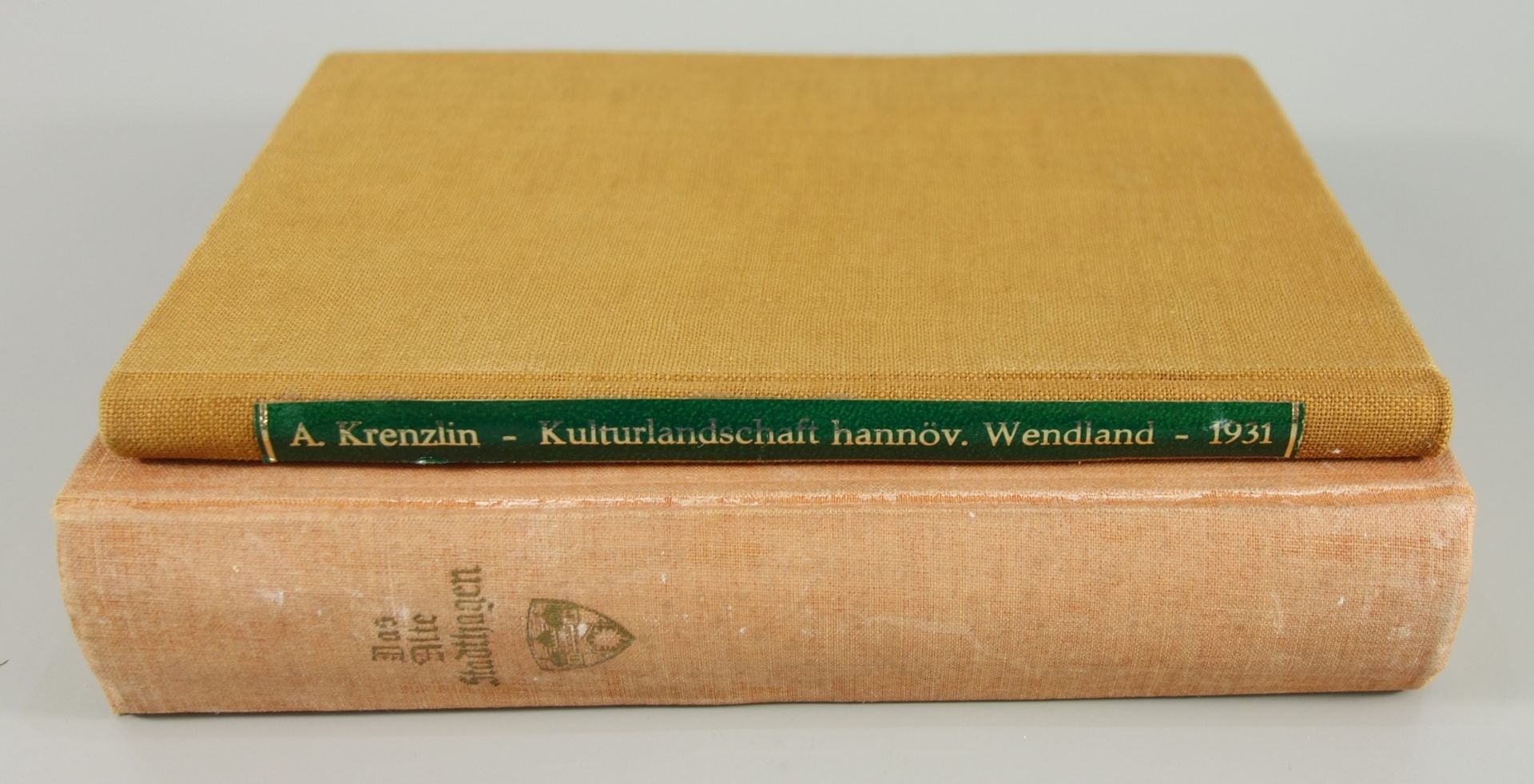 2 Bücher, Bereich Niedersachsen, 1930er Jahre; "Das alte Stadthagen und seine Höhere Schule",