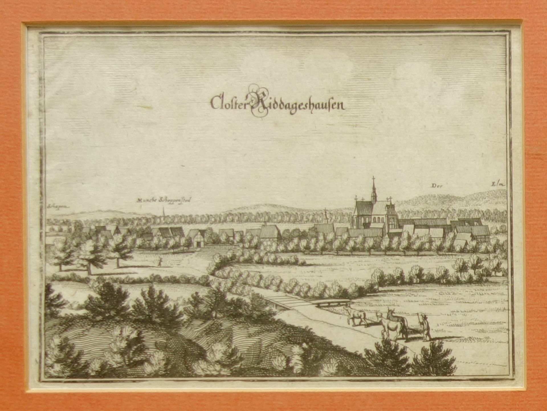 Matthäus Merian der Ältere (1593, Basel - 1650, Langenschwalbach), "Closter Riddageshausen", 17.