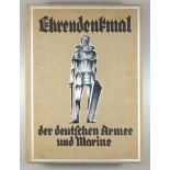 Ehrendenkmal der deutschen Armee und Marine 1871-1918, 1928, Ehrenausgabe zum 80.Geburtstage des