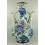 Vase, Amphora Werke, Turn-Teplitz, Jugendstil, um 1910, H.32,5cm, Modell-Nr. undtl.,