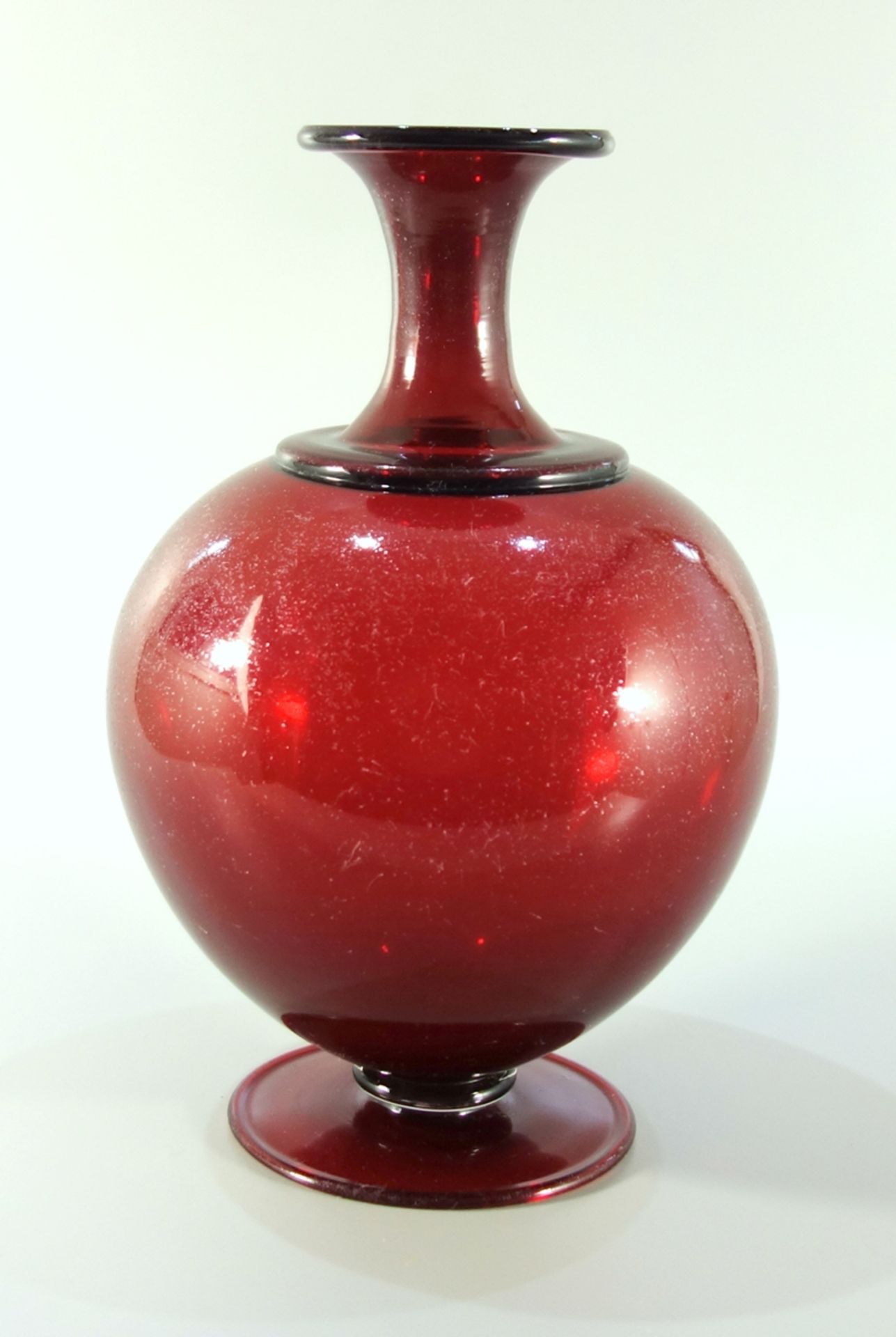 Vase, Entwurf wohl Vittorio Zecchin, Ausführung Venini, Murano, Venedig, Ausführung zwischen 1946