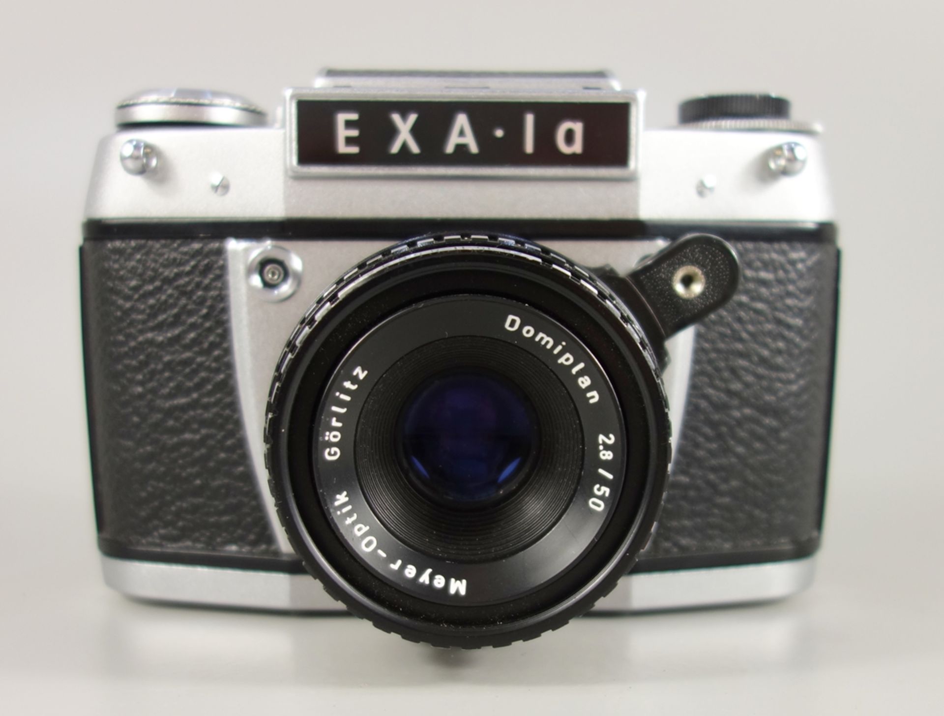 Exa Ia, Dresden, späte 1960er Jahre, Spiegelreflexkamera, Serien-Nr. 408042, mit Objektiv Meyer- - Bild 2 aus 5