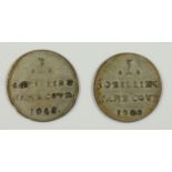 2* 1 Schilling 1828, Stadt Hamburg, Silber, Gew.1,98g, ss