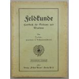 Feldkunde - Handbuch für Soldaten und Wanderer, 1933, von Jahn, Hauptmann im