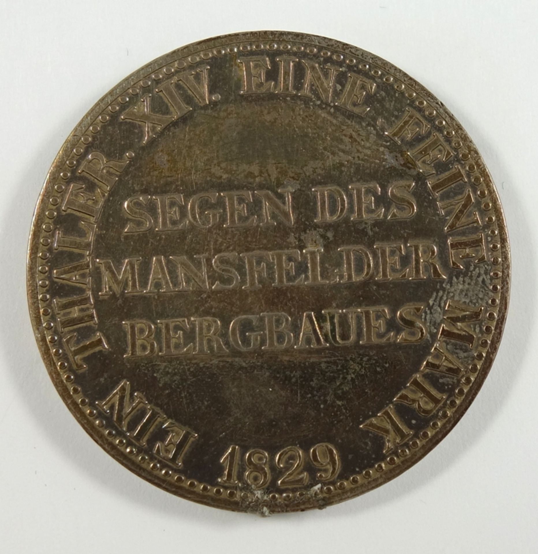 Ausbeutetaler 1829 A, Brandenburg-Preußen, Friedrich Wilhelm III. 1797-1840, Silber, Gew.22,14g, - Bild 2 aus 2