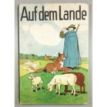 "Auf dem Lande" Kinderbuch, Nr.304, um 1930/1940, ohne Verlagsangabe, ohne Jahreszahl; Pappe, 8