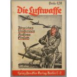 Die Luftwaffe, Heinz Denckler Verlag, Berlin, 1.Auflage, WK II, Abzeichen, Uniformen, Aufbau und