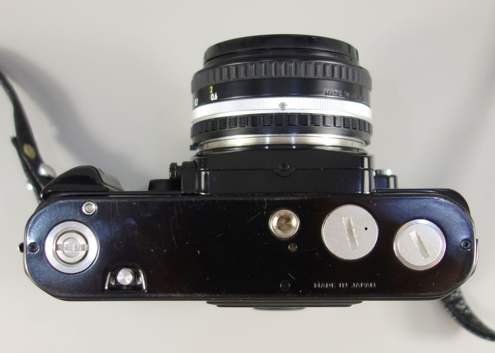 Nikon FA, Spiegelreflexkamera, schwarz, Serien-Nr. 5162031, mit Objektiv Nikon Lens Series E, 50mm - Bild 4 aus 4