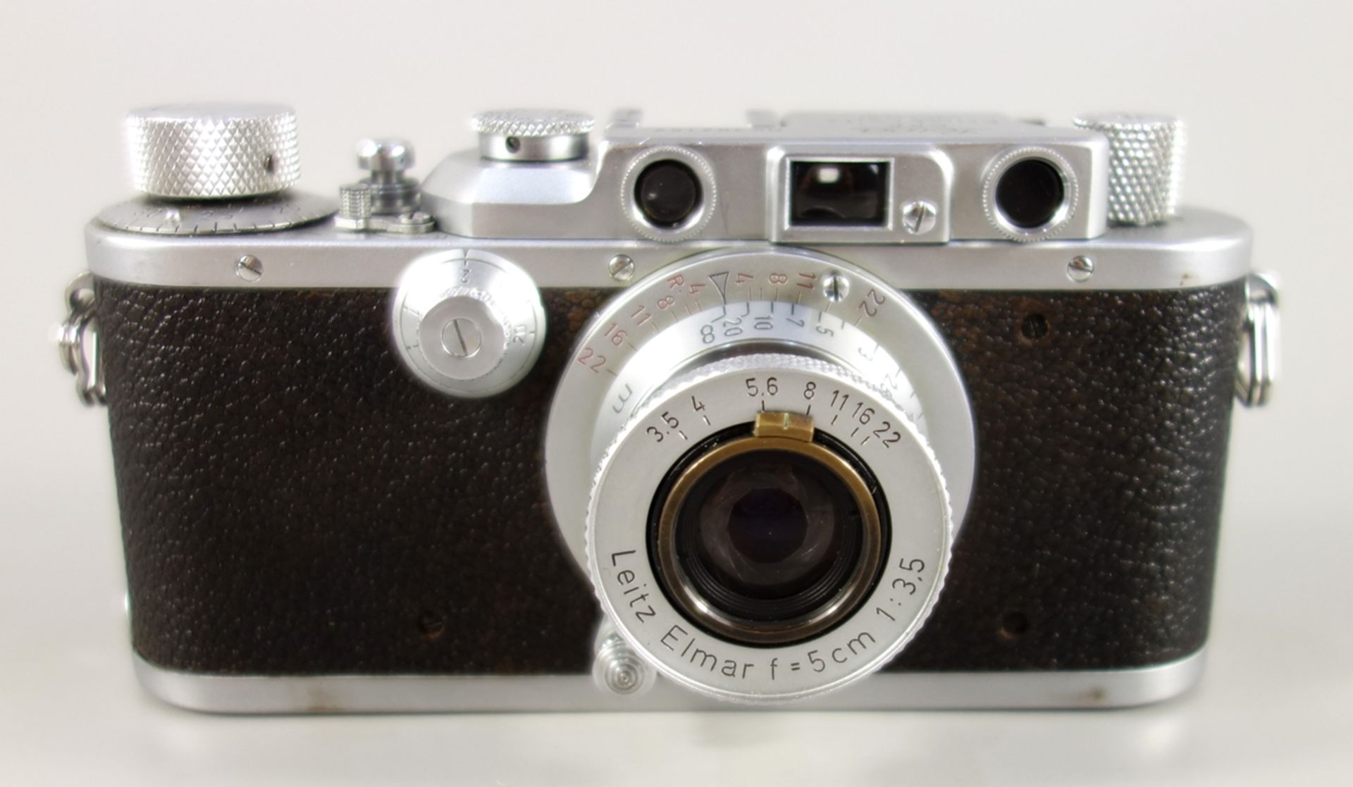 Leica IIIa, Sucherkamera, Ernst Leitz Wetzlar, 1938, Serien-Nr. 302157, sogenannte Schraubleica - Bild 2 aus 5
