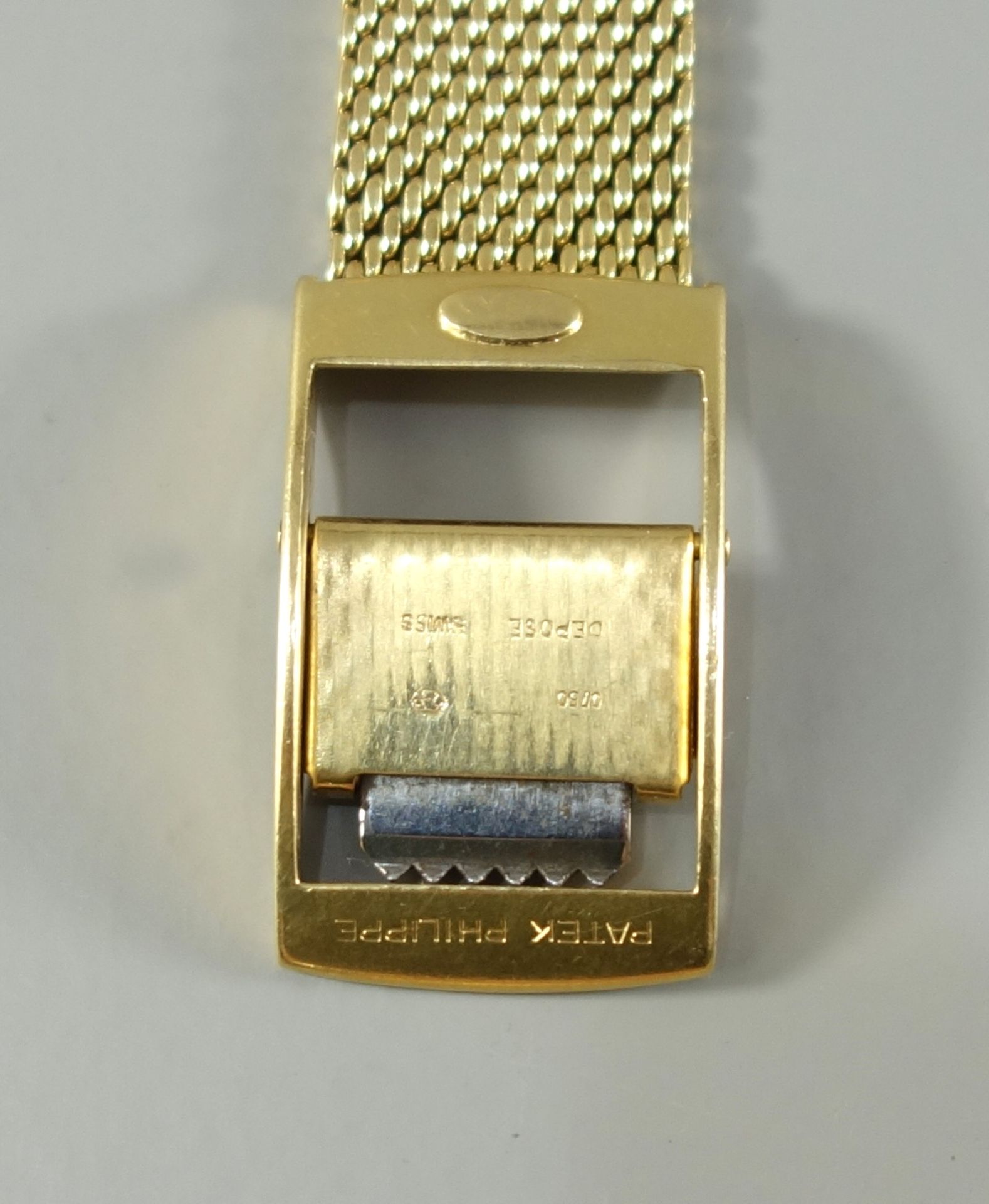 Armbanduhr Patek Philippe Calatrava "IOS-Million Dollar Associate", 750er Gelbgold, Automatik, - Bild 3 aus 4