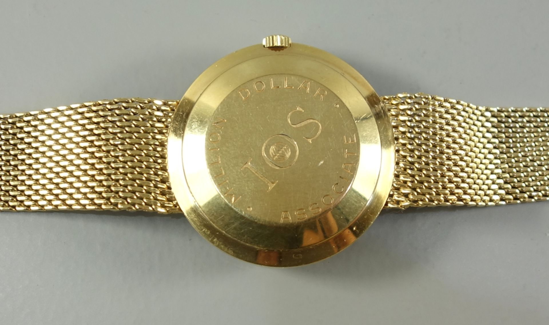 Armbanduhr Patek Philippe Calatrava "IOS-Million Dollar Associate", 750er Gelbgold, Automatik, - Bild 2 aus 4