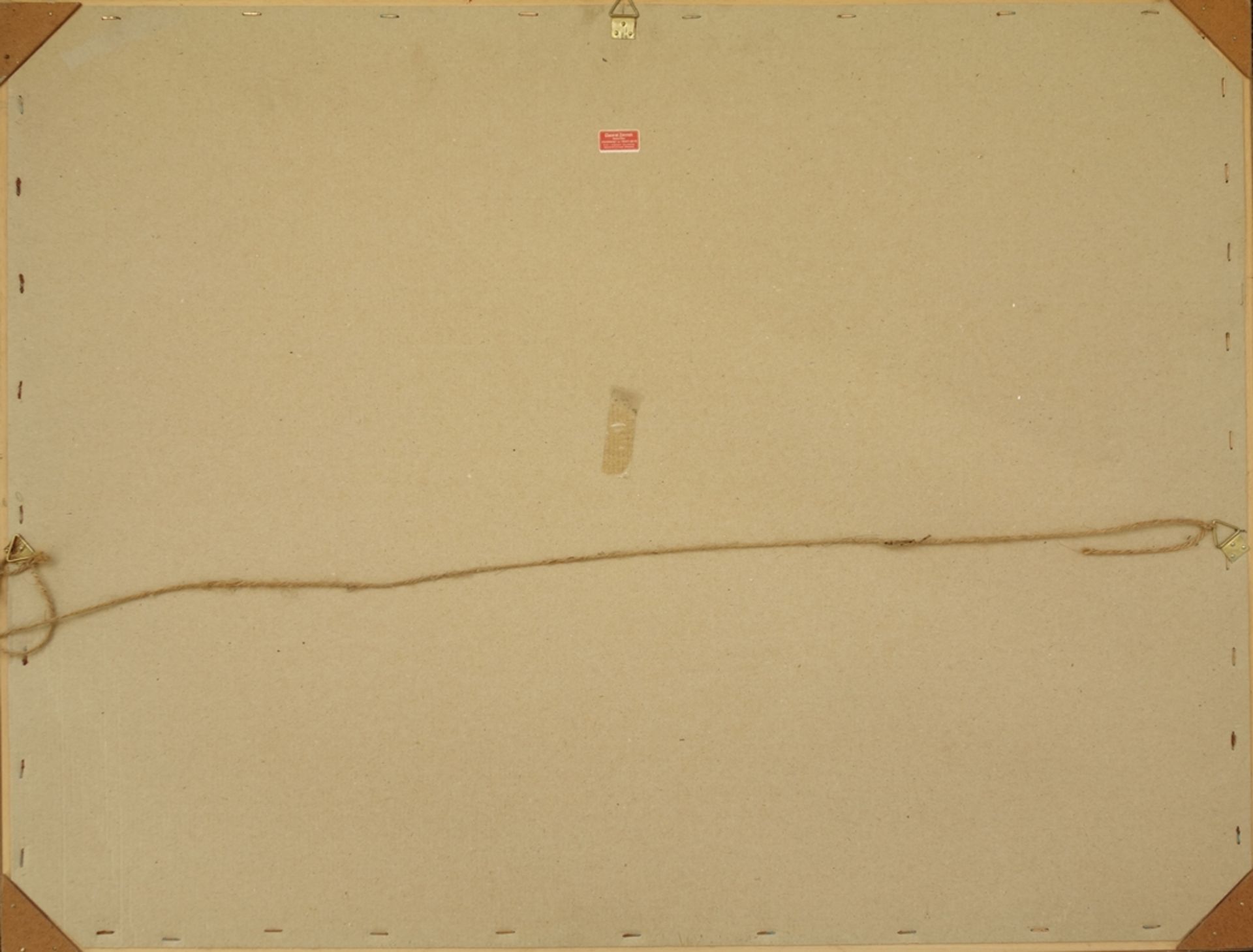 H. Becker, "Kirschblüte am Feldweg", Öl/Platte, Mitte 20. Jh., unten links signiert, gerahmt, - Image 4 of 4
