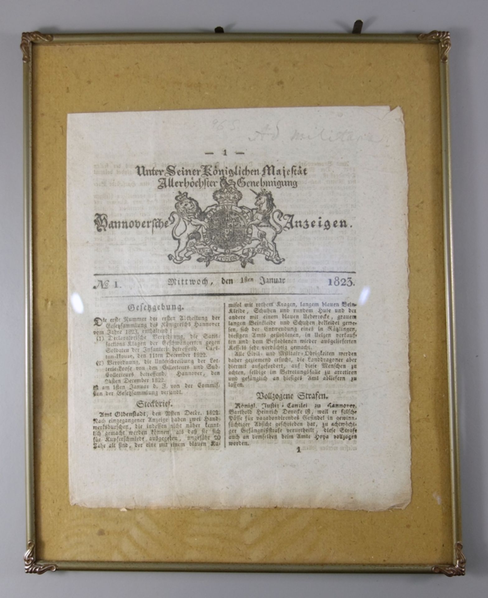 ca.50 Ausgaben "Hannoverscher Courier" aus dem Jahr 1866 und eine Ausgabe "Hannoversche Anzeigen 1. - Bild 4 aus 5