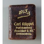 Portemonnaie-Kalender für das Jahr 1913, Carl Klippel, Papierhandlung, Frankfurt a.M.,