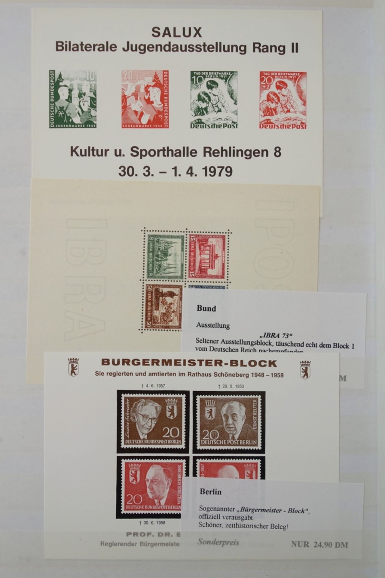 Album / Sammelsurium deutscher Briefmarken vom Kaiserreich bis zum Ende des 20.Jahrhundert Album / - Bild 2 aus 3