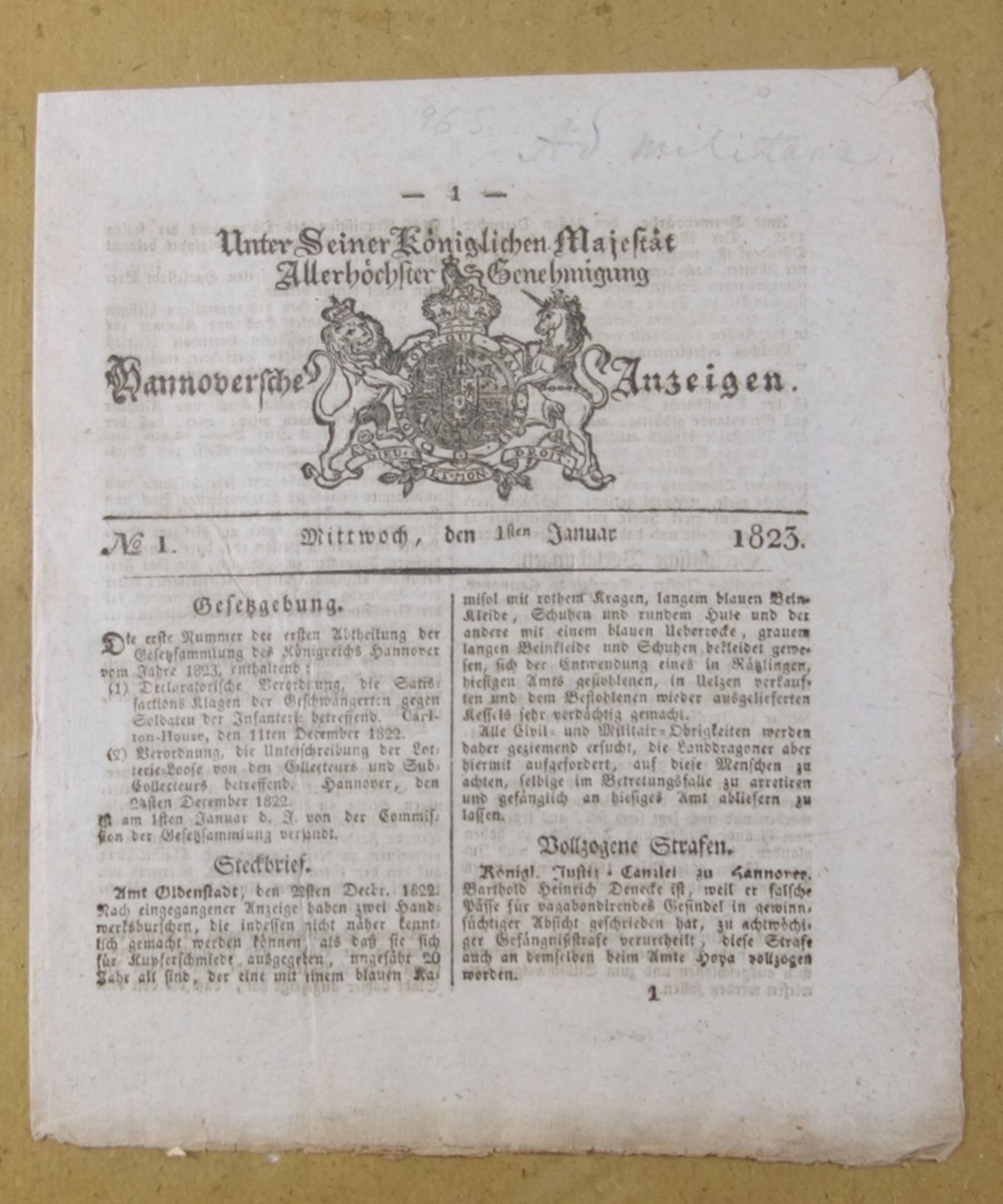ca.50 Ausgaben "Hannoverscher Courier" aus dem Jahr 1866 und eine Ausgabe "Hannoversche Anzeigen 1. - Bild 5 aus 5