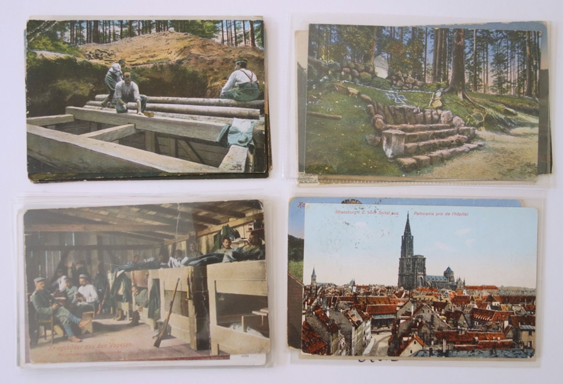 20 Feldpostkarten, 1.WK, u.a. Belgien, Frankreich, Deutschland 20 field postcards, 1.WK, i.a. - Bild 2 aus 3