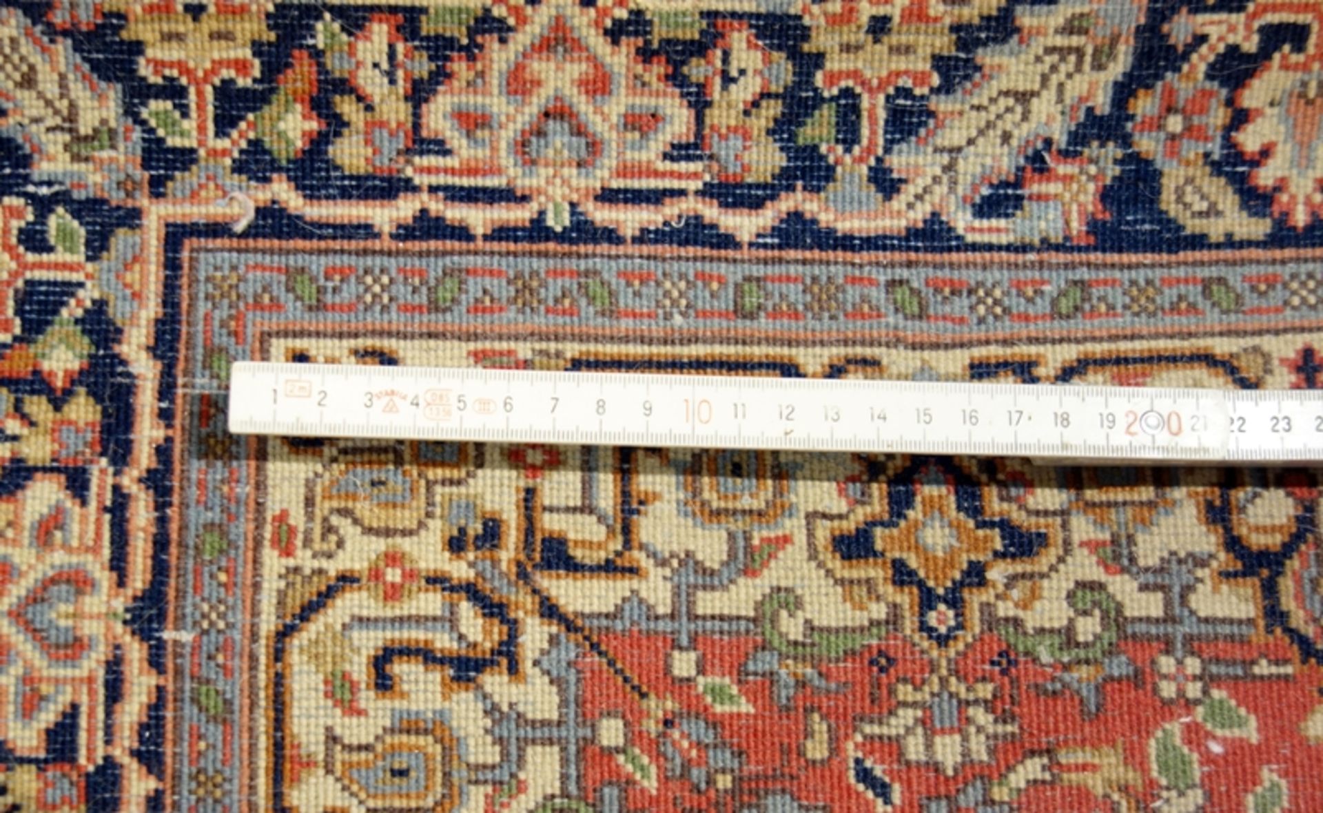 Galerie, Täbris, überwiegend rot, Maße: 290*80cm, leichte Gebrauchsspuren Carpet, Tabriz, mostly - Bild 2 aus 2